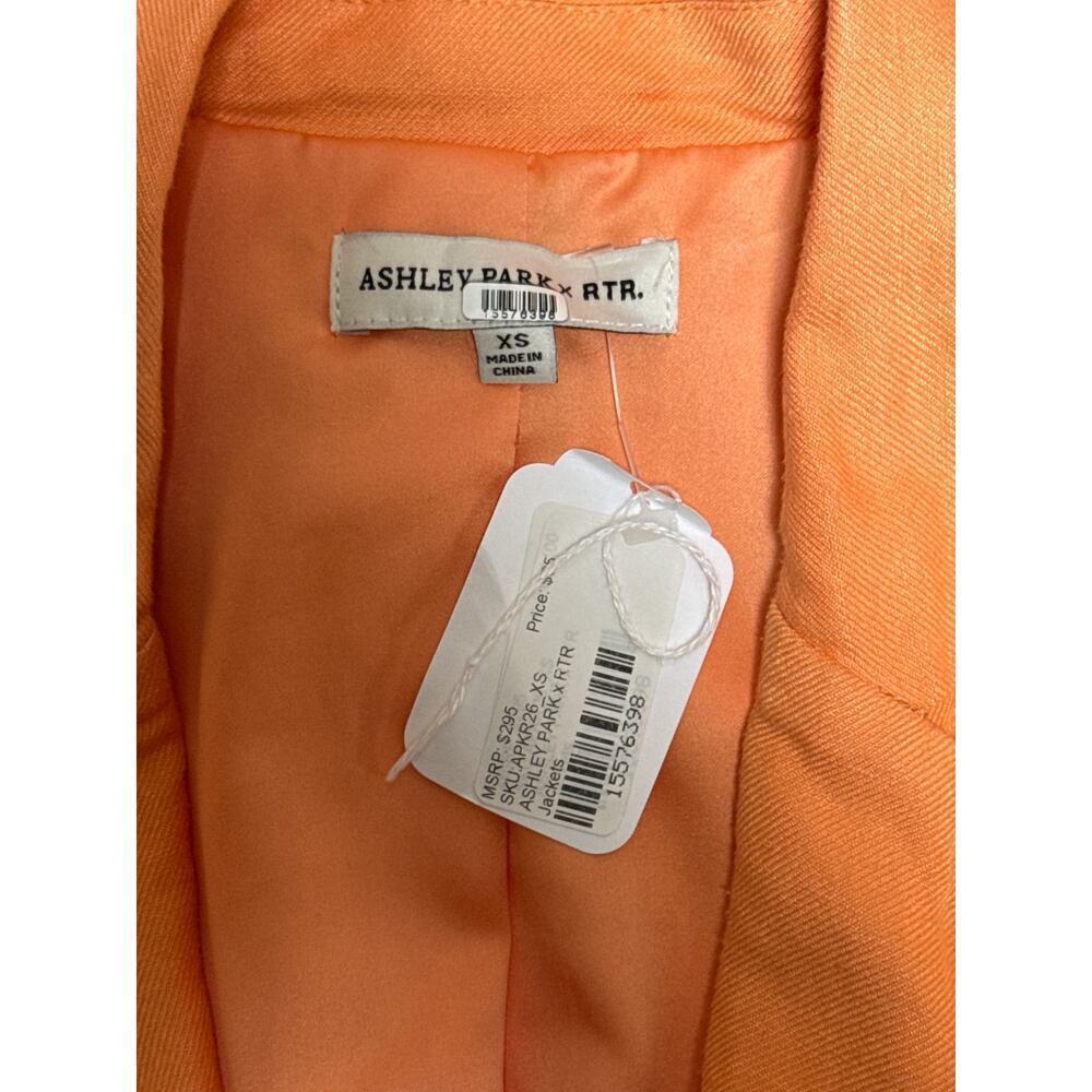 Women’s Ashley Park X RTR. Orange Blazer Jacket Sz XS - Picture 6 of 6